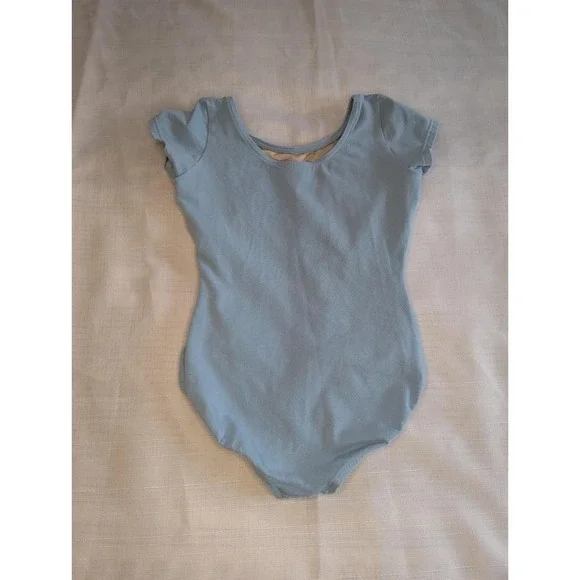 Capezio Blue Sleeveless Girls Ballet Leotard - Picture 7 of 7